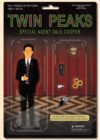 Illustration for article titled Twin Peaks Action Figures Have The Best Accessories Possible
